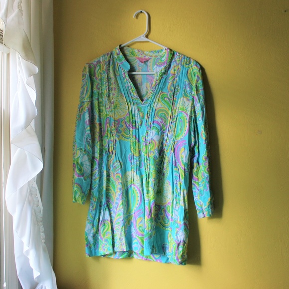 Lilly Pulitzer Sarasota Tunic Blouse - Picture 2 of 6